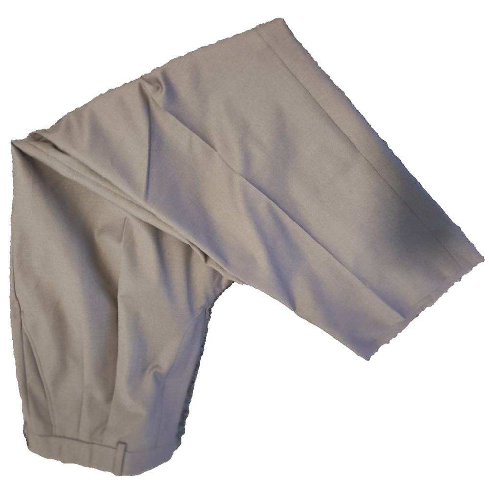 Cremeux Men’s Brown Flat Front Business Casual Slacks Dress Pants Size 35 BG14